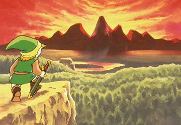 Game art from the Legend of Zelda
