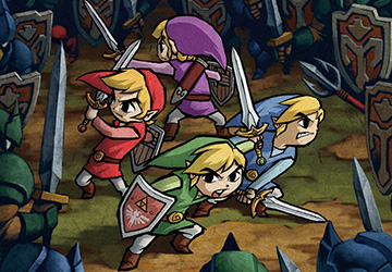 Game art from the Legend of Zelda: Four Swords Adventure