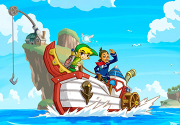 Game art from the Legend of Zelda: The Phantom Hourglass